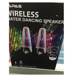 LED Dancing Water Show Music Fountain Light Speakers for Phones Computer Laptop