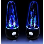 LED Dancing Water Show Music Fountain Light Speakers for Phones Computer Laptop